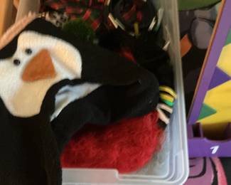 Assorted Children's Costume Accessories including Ty Beanie Babies