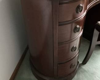 Vintage Maddox Tables Kidney-Shaped Desk and Chair Set