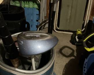 Vintage Golf Club Set with Golf Bag and Accessories