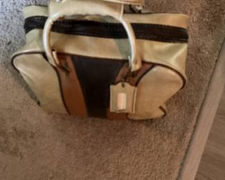 Vintage Brunswick Bowling Ball and Bag Set