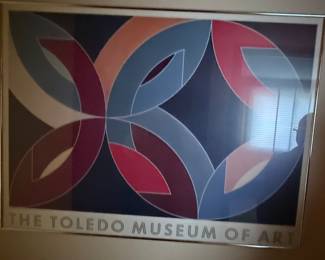 Frank Stella "Lac Laronge IV" 1986 Toledo Museum of Art Exhibition Print