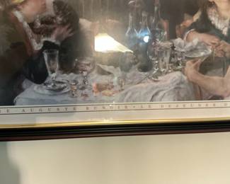 Auguste Renoir "Le Déjeuner des Canotiers" (Luncheon of the Boating Party) Framed Print
