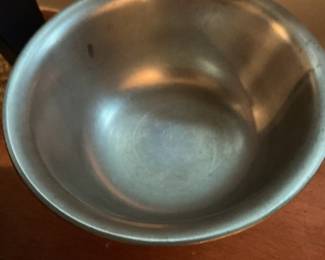 Vintage Pewter Footed Bowl
