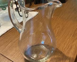 Clear Glass Pitcher