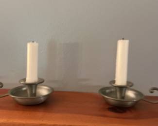 Pewter Chambersticks