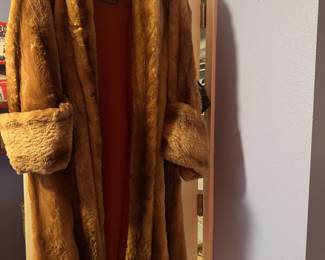 #65 - $150 - Vintage shearling coat John Bologna coat sz 4-6