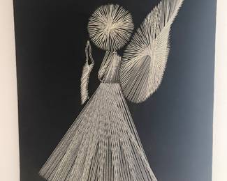 Vintage Angel string art 