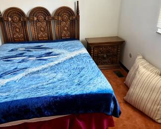 MCM Wood Panel Bedroom Set 