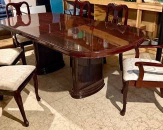 Dining table and chairs 