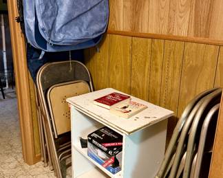 Metal folding chairs 