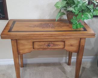 French Country Swing Flip Top Game, Craft, or Dining Table