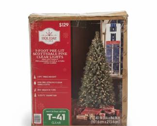 Holiday Time Foot PreLit Scottsdale Pine Artificial Christmas Tree