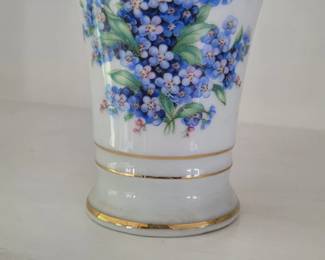 Schumann Arzberg Forget Me Not Porcelain Vase