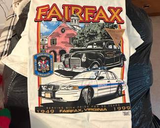 Fairfax Police th Anniversary TShirt