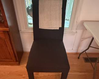 IKEA KTTIL Dining Chair, Black
