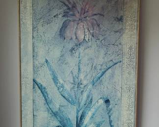 Floral Artwork with Decorative Border