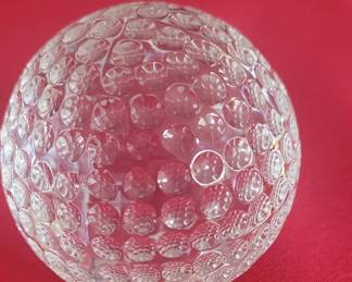 Waterford Crystal Golf Ball Paperweight