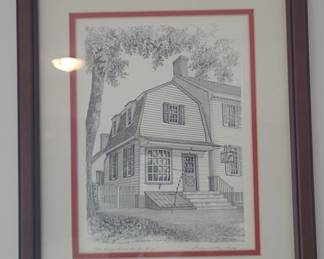 The Kings Arms Barber Shop by Connie Wilson Corey