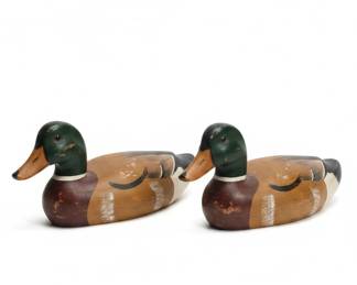 Pair of Mallard Duck Decoys