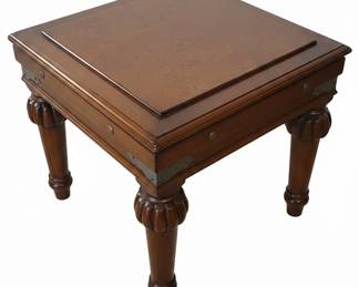 Thomasville Pecan End Table with Drawer