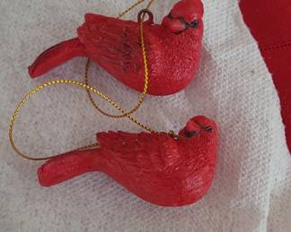 Cardinal ClipOn Ornaments Set of 