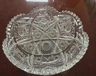 American Brilliant Cut Glass Bowl B