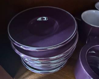 Noritake Primastone Purple Saucers
