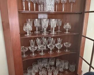 Waterford Crystal Alana Pattern Glassware Set with Decanter