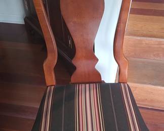 Henkel Harris Queen Anne Style Solid Cherry Dining Chair