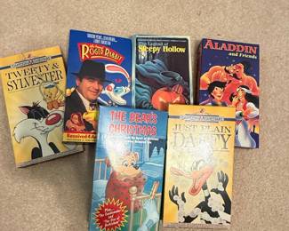 Classic Cartoon VHS Tapes Collection