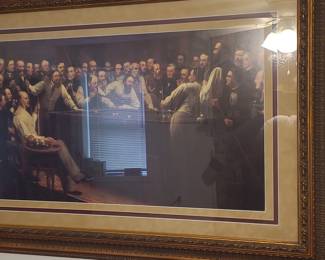 The Billiard Players by George Caleb Bingham Reproduction