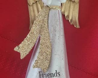 Angel Ornament with Friends Inscription