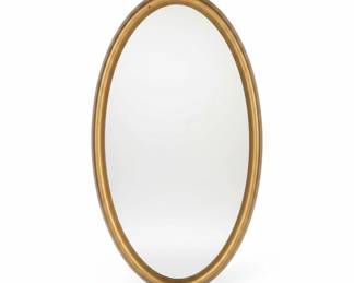 Oval Gilt Mirror  Bombay Company