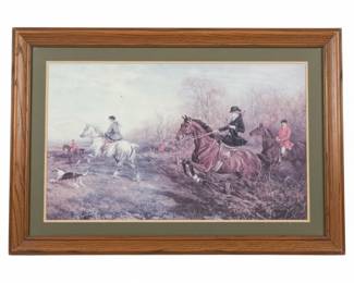 Fox Hunting Scene Print by Heywood Hardy