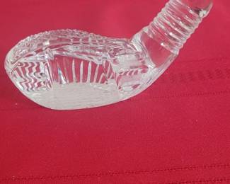 Waterford Crystal Golf Club Head Paperweight  Golf Club Head