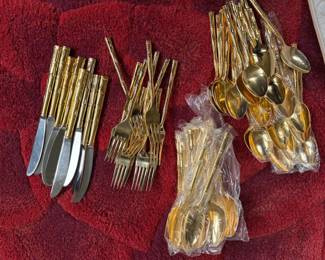 Bel Pre Stainless Korea Bamboo Flatware Set