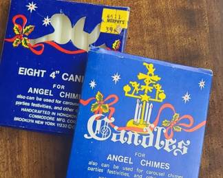 Commodore Mfg. Corp. Angel Chimes Candles