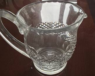 Anchor Hocking Wexford Crystal Pitcher