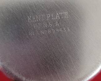 Kent Plate EPNS A Tea Strainer with Lid