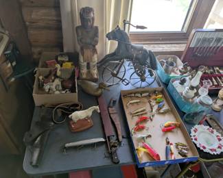 Vintage & new fishing lures