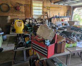 Misc. tools & garage items