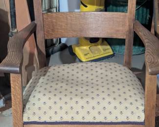 Oak rocking chair