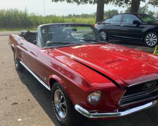 1967 Mustang convertible. Less than 30,000 mi