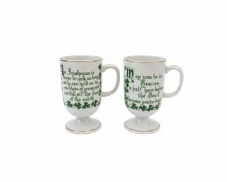 Irish Coffee Mugs Set of 
