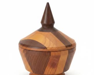 Winchester Woodworks Segmented Lidded Urn