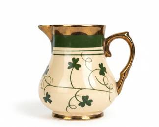Wade Harvest Ware Creamer with Shamrock Design