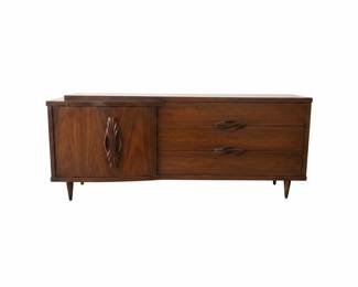 MidCentury Modern Broyhill Sculptra Walnut Dresser
