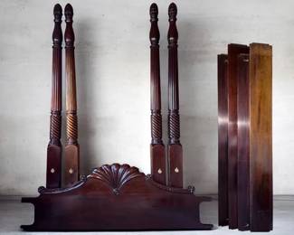Massive Colonial Revival Poster Bed