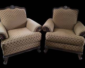 Schnadig Armchair Pair A Designers Dream