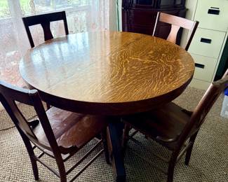Quarter Sawn Oak Table